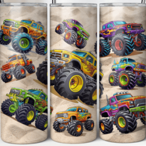 Monster Trucks Tumbler