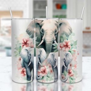 Elephant Family Tumbler