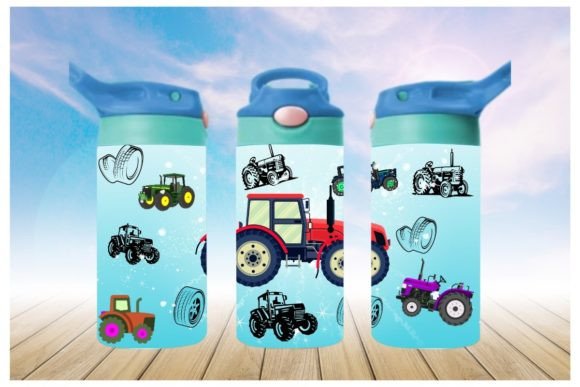 kids flip top water bottle - Image 3