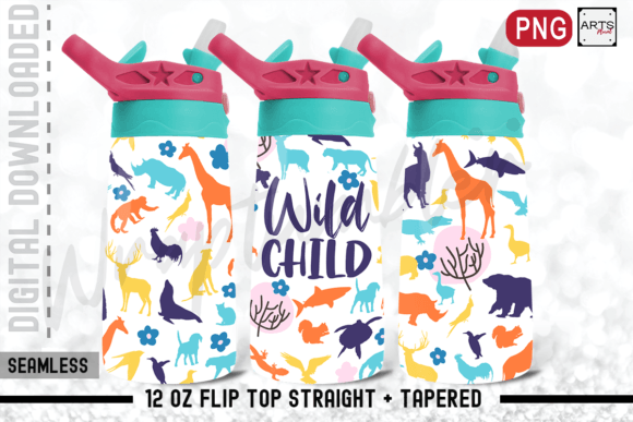 kids flip top water bottle - Image 4