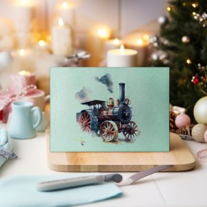 Steam Engine 3 Chopping Board